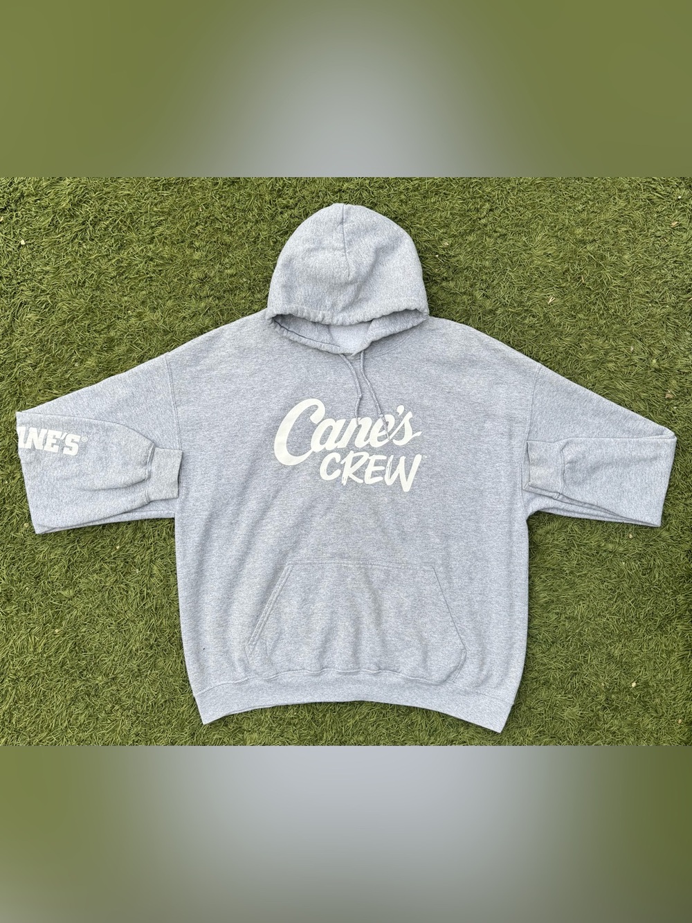 Raising Cane’s Crew Gray Pullover Hoodie – Size XL – Used